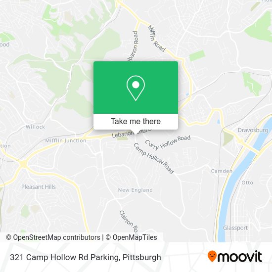 Mapa de 321 Camp Hollow Rd Parking