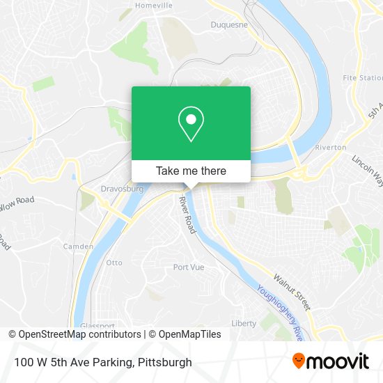 100 W 5th Ave Parking map