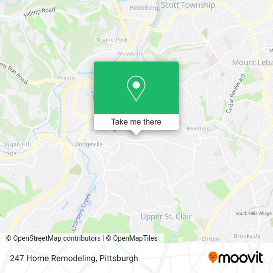 247 Home Remodeling map