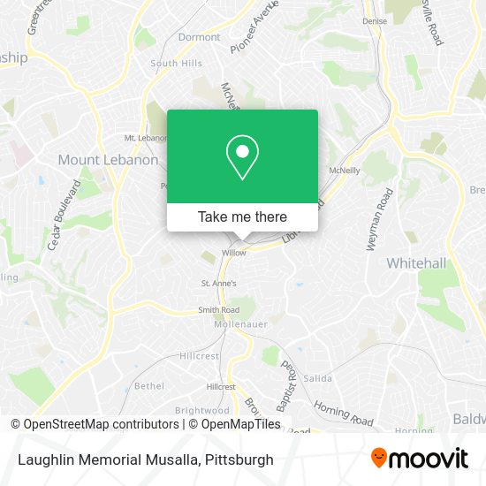 Laughlin Memorial Musalla map