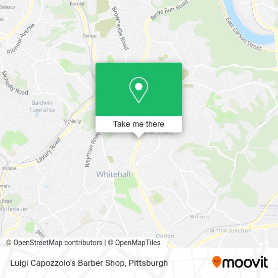 Luigi Capozzolo's Barber Shop map