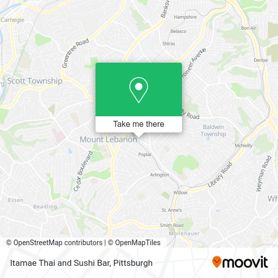 Itamae Thai and Sushi Bar map