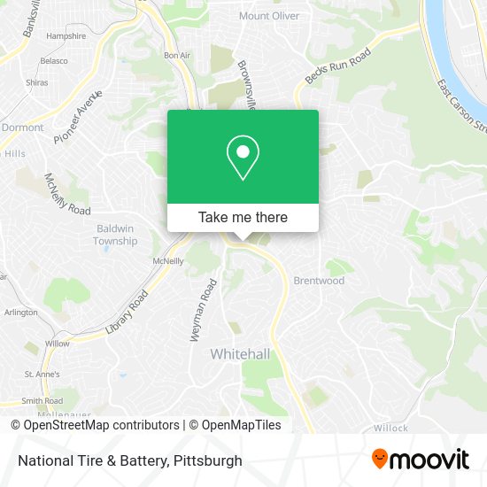 National Tire & Battery map