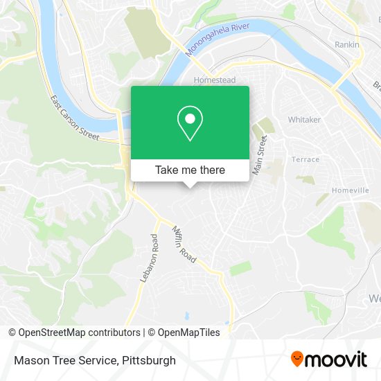Mason Tree Service map