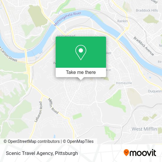 Scenic Travel Agency map