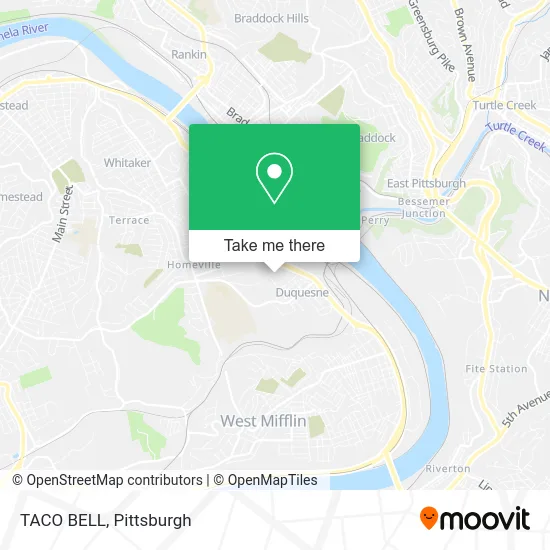 TACO BELL map