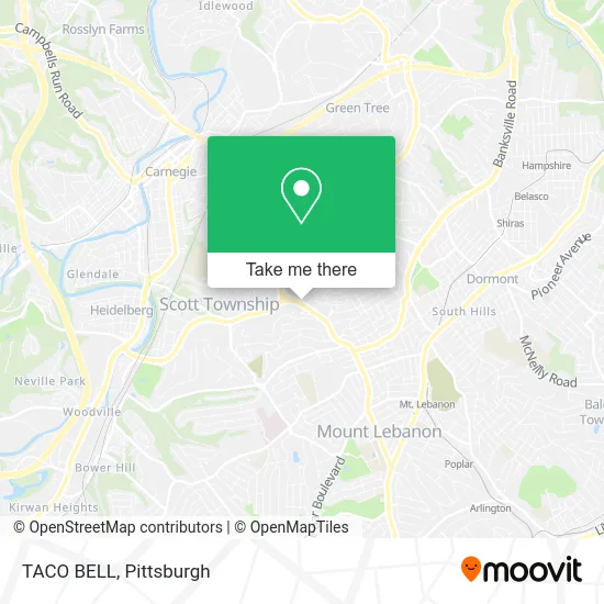 TACO BELL map