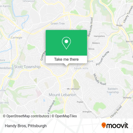 Mapa de Handy Bros
