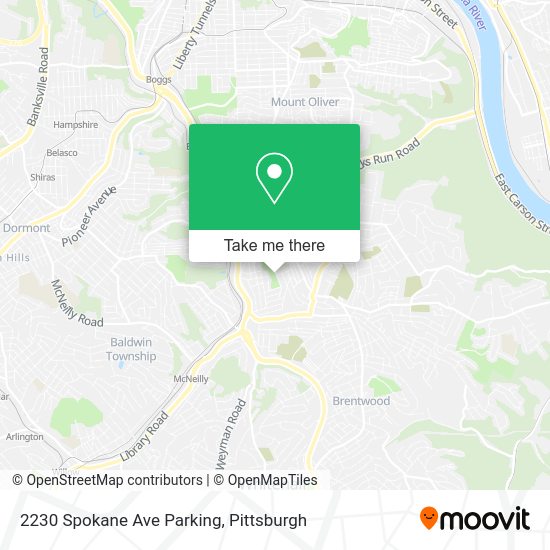2230 Spokane Ave Parking map