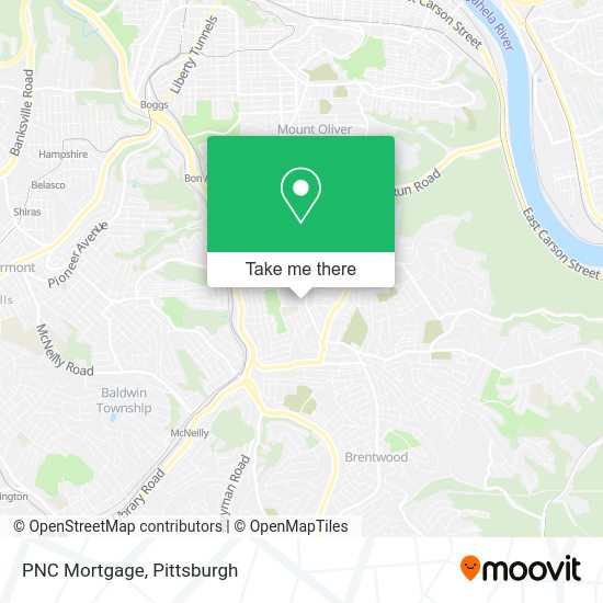 Mapa de PNC Mortgage