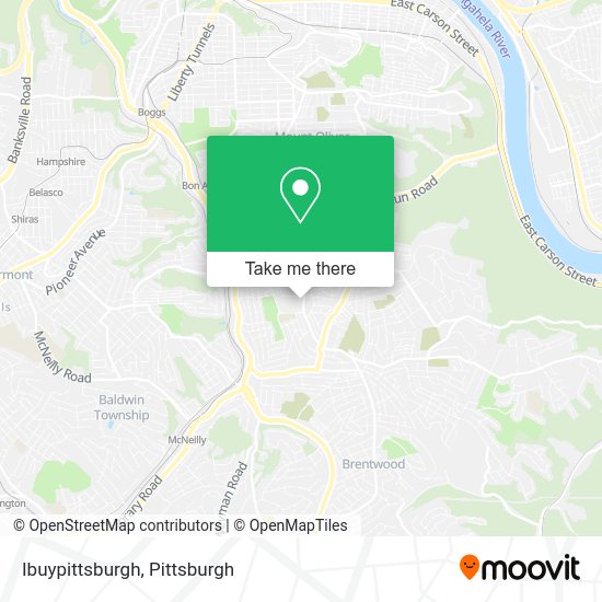 Ibuypittsburgh map