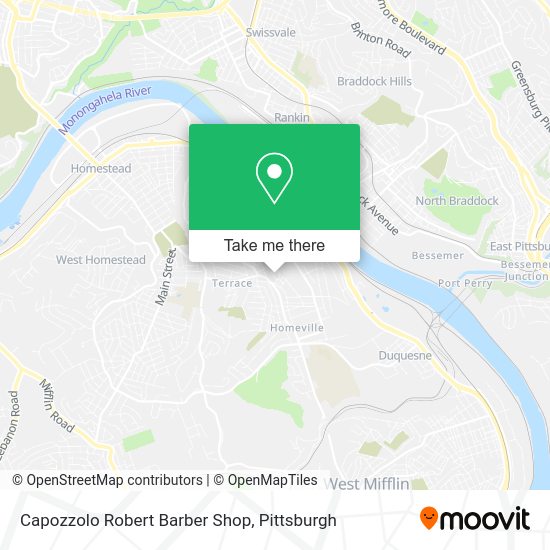Mapa de Capozzolo Robert Barber Shop