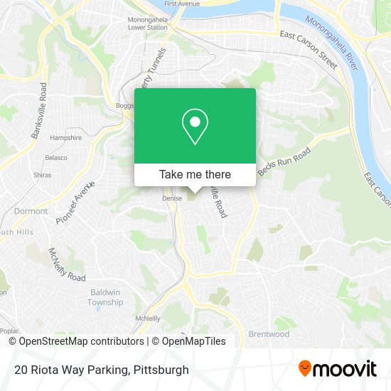 Mapa de 20 Riota Way Parking