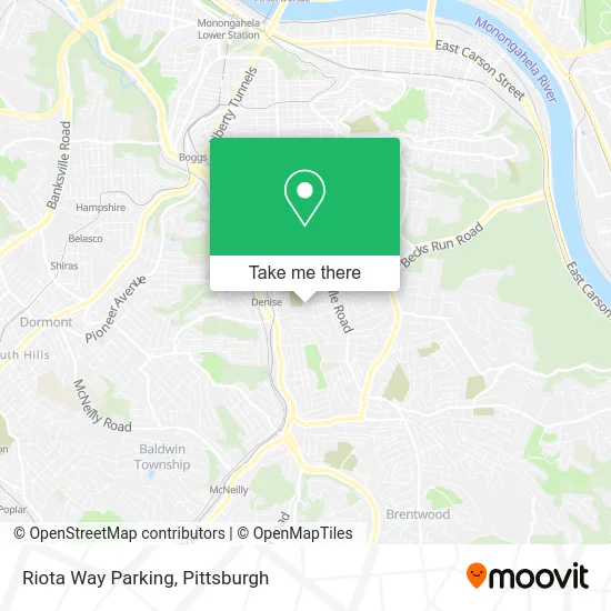 Riota Way Parking map