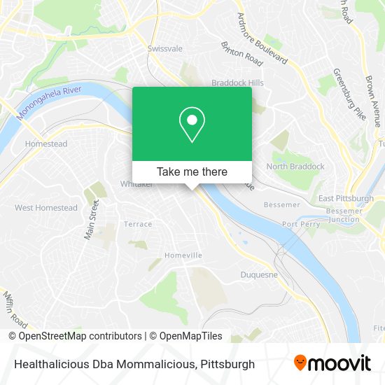 Healthalicious Dba Mommalicious map