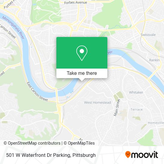 501 W Waterfront Dr Parking map
