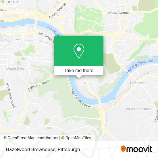 Hazelwood Brewhouse map