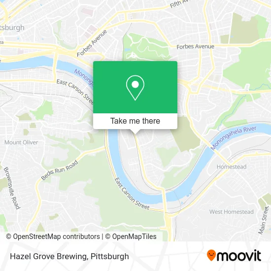 Hazel Grove Brewing map