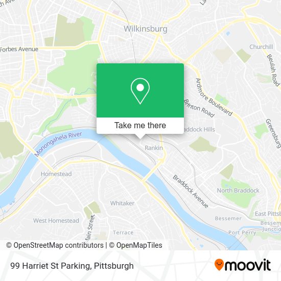 99 Harriet St Parking map