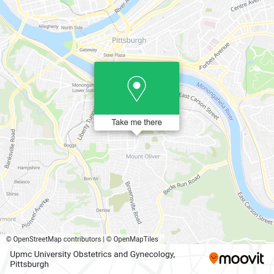 Mapa de Upmc University Obstetrics and Gynecology