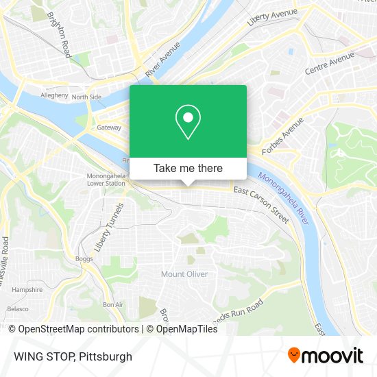 Mapa de WING STOP