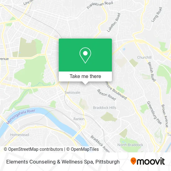 Elements Counseling & Wellness Spa map