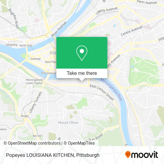Popeyes LOUISIANA KITCHEN map