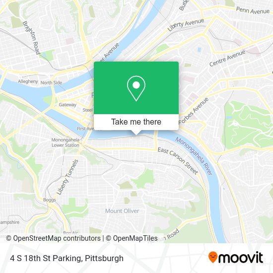 4 S 18th St Parking map