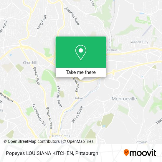 Popeyes LOUISIANA KITCHEN map