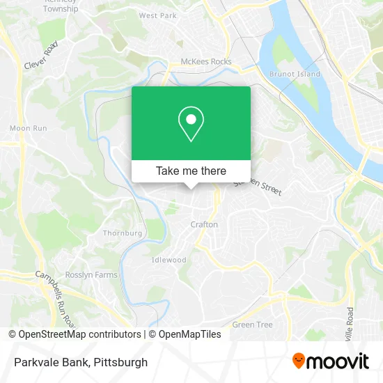 Parkvale Bank map