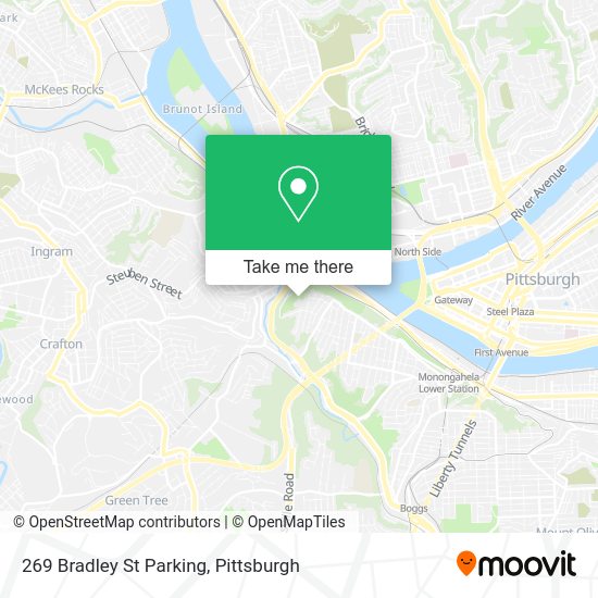 269 Bradley St Parking map