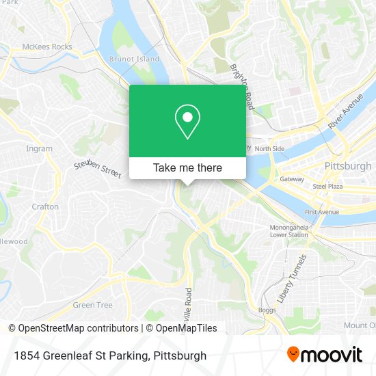 Mapa de 1854 Greenleaf St Parking