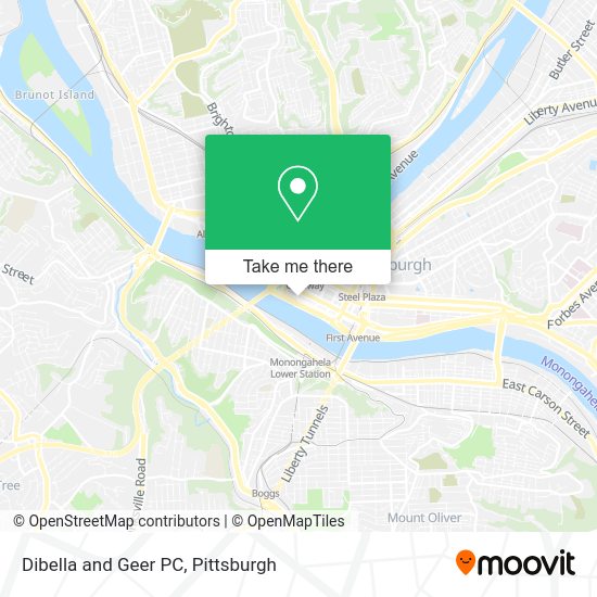 Dibella and Geer PC map