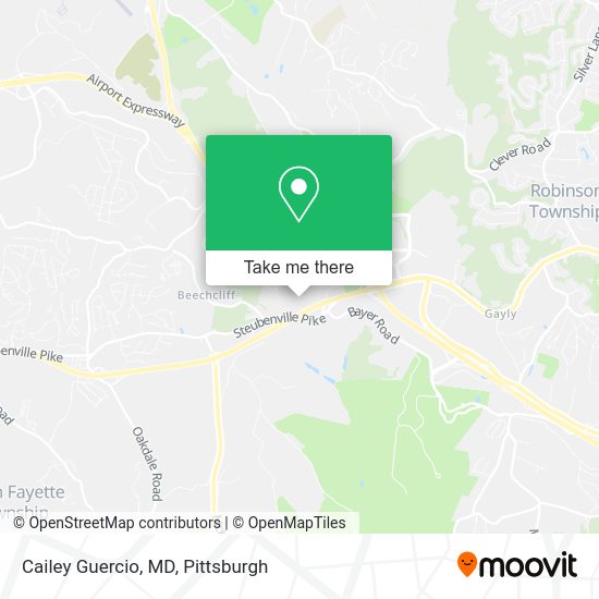 Cailey Guercio, MD map