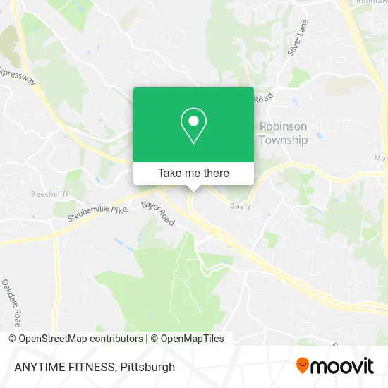 ANYTIME FITNESS map