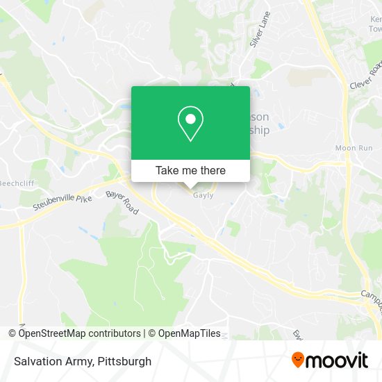 Mapa de Salvation Army