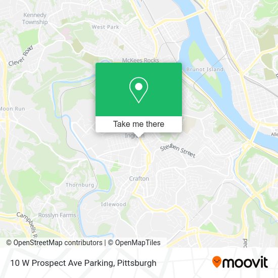 10 W Prospect Ave Parking map