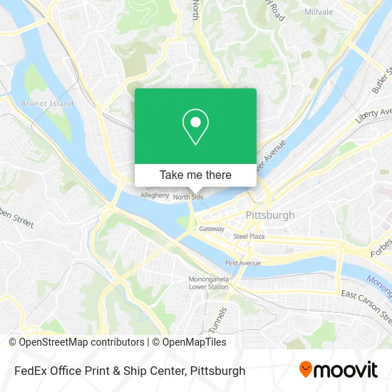 FedEx Office Print & Ship Center map