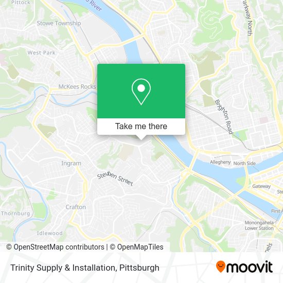 Trinity Supply & Installation map
