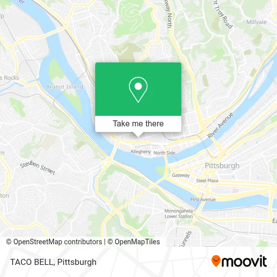 TACO BELL map