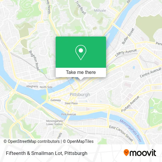 Fifteenth & Smallman Lot map