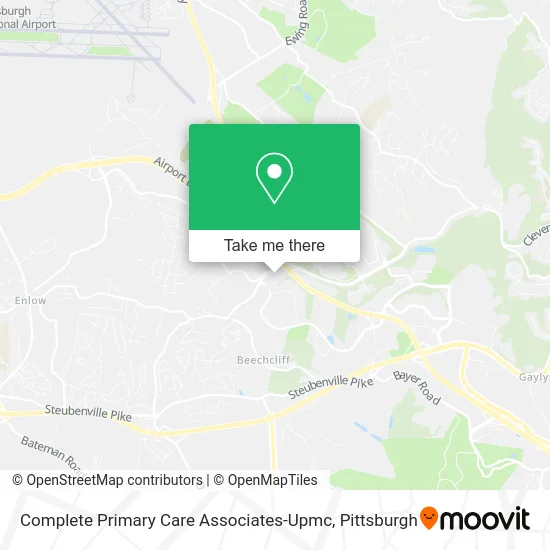 Complete Primary Care Associates-Upmc map