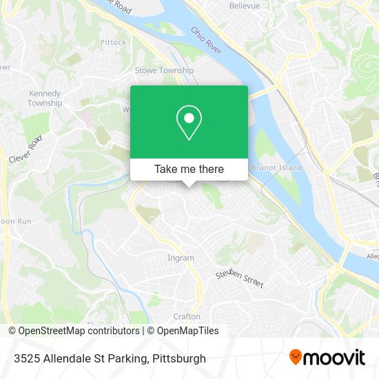 3525 Allendale St Parking map