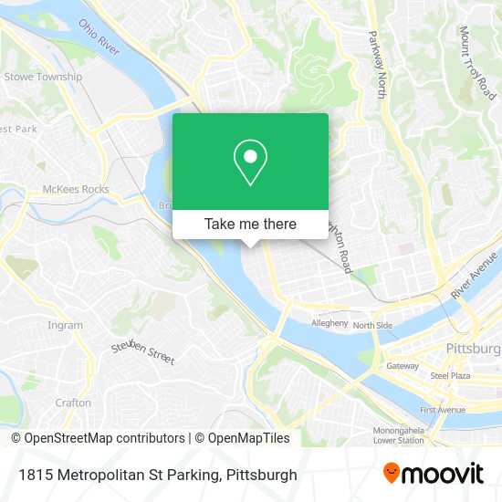 1815 Metropolitan St Parking map