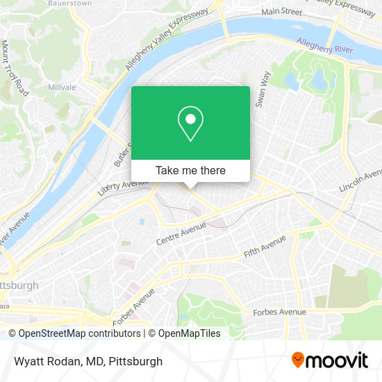 Mapa de Wyatt Rodan, MD