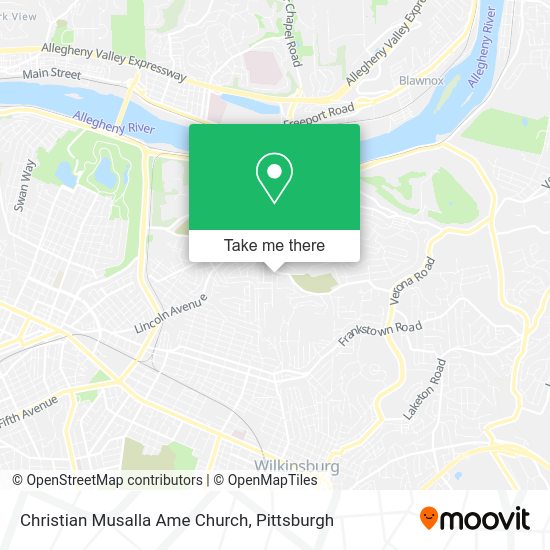 Mapa de Christian Musalla Ame Church