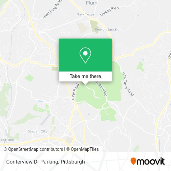 Conterview Dr Parking map