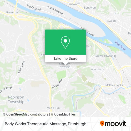 Body Works Therapeutic Massage map