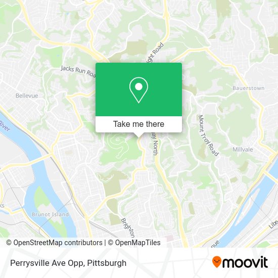 Perrysville Ave Opp map