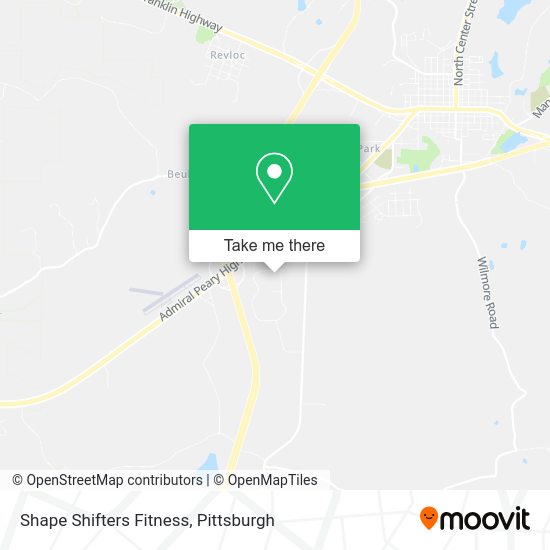 Mapa de Shape Shifters Fitness